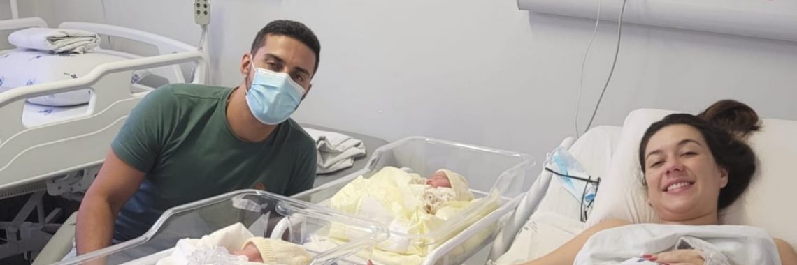 Nascem primeiras gêmeas no novo Centro Obstétrico do Hospital Estadual do Centro-Norte Goiano