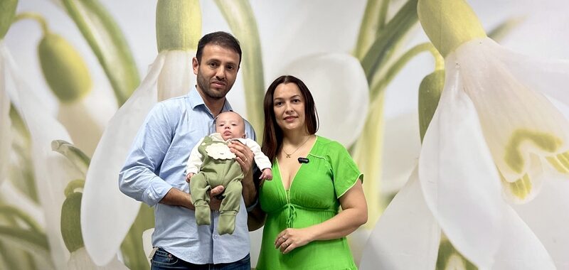 Após 4 meses de internação na UTI Neonatal do HCN - Hospital Estadual do Centro-Norte Goiano, Henrique Coelho, um paciente prematuro extremo, recebe alta.