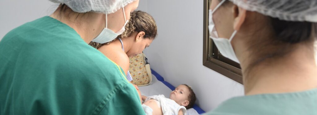 obstetrícia, gestação de alto risco, Hospital Estadual do Centro-Norte Goiano, anticorpo VSR, saúde infantil, prevenção bronquiolite, imunobiológico, Sistema Único de Saúde