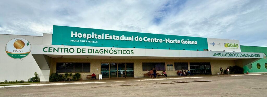 Hospital Estadual do Centro-Norte Goiano (HCN), referência em atendimentos humanizados e alta complexidade em saúde.