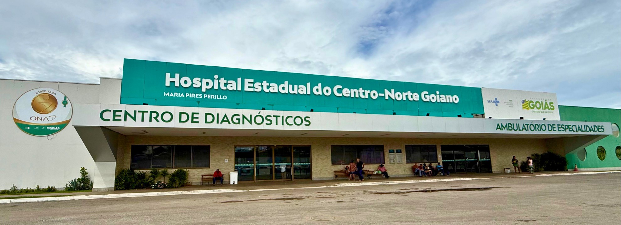 Hospital Estadual do Centro-Norte Goiano (HCN), referência em atendimentos humanizados e alta complexidade em saúde.